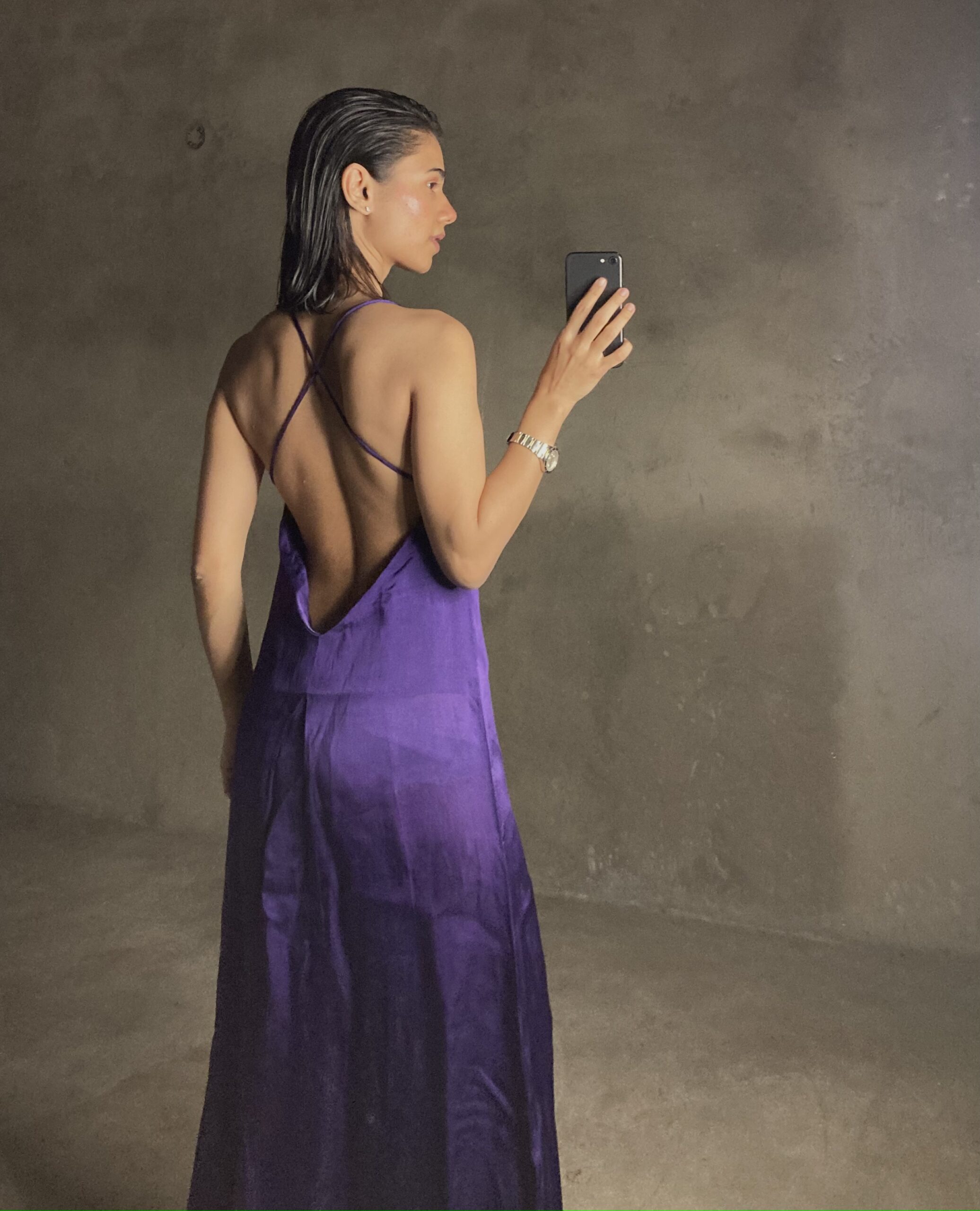 Midnight Violet Hour Dress