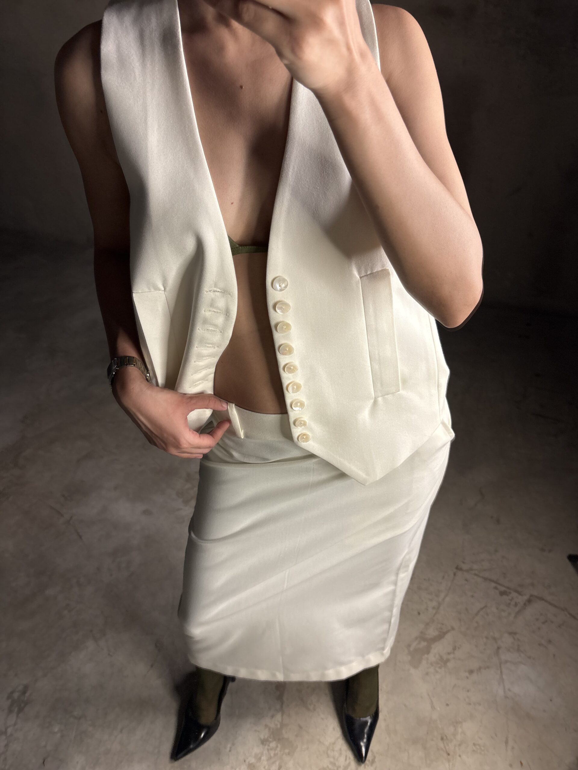 Pearl Oversized Waistcoat